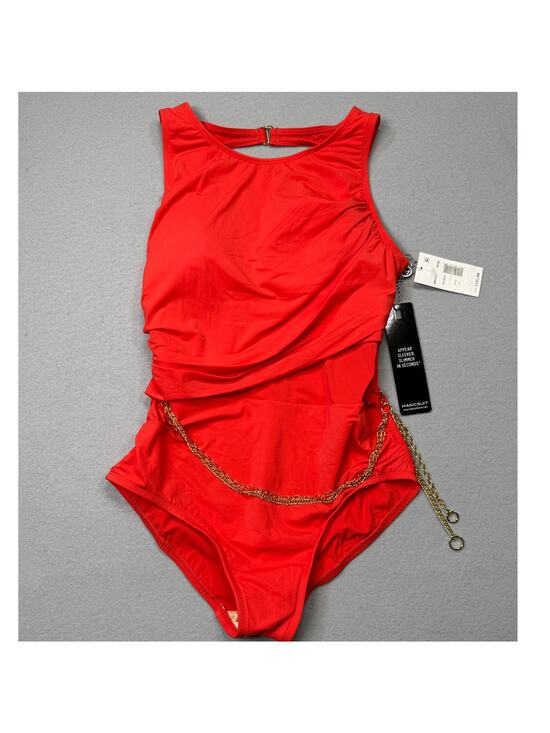 MAGICSUIT By Miraclesuit Other - Magicsuit Women's Hyperlink Annette One-Piece Swimsuit - Persimmon 10 $182
